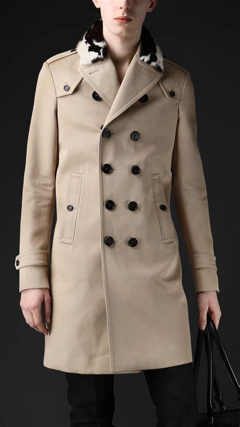 expensive designer men's trench coat.